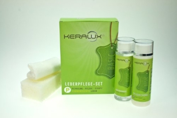 KERALUX Lederpflege-Set P für pigmentierte Leder, 2 x 200 ml Inhalt - 1