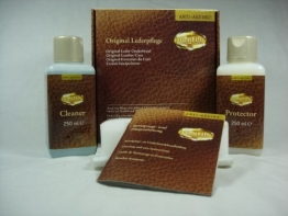 LongLife Lederpflegeset Anti-Ageing MAXI, je 250ml Cleaner & Protector - 1